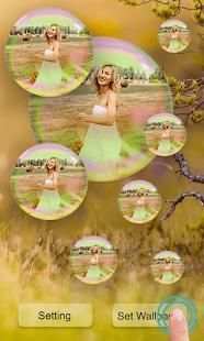 Echo : Bubble Photo Live Wallpaper स्क्रीनशॉट 5