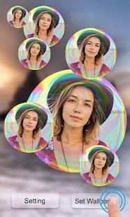 Echo : Bubble Photo Live Wallpaper स्क्रीनशॉट 2