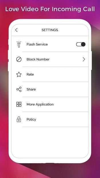 Love Video Ringtone for Incoming Call screenshot 2