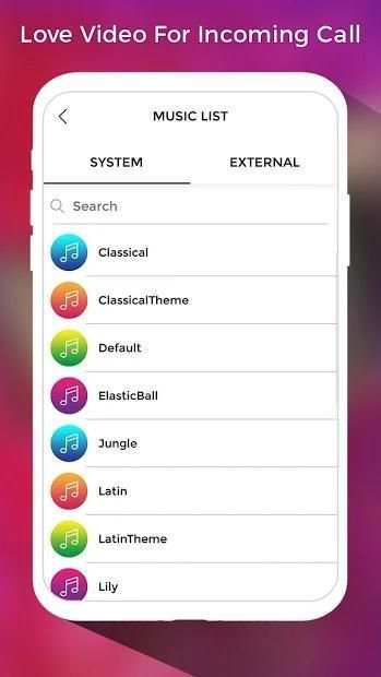 Love Video Ringtone for Incoming Call screenshot 1