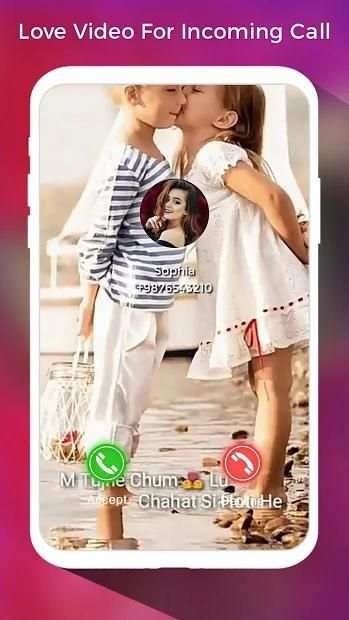 Love Video Ringtone for Incoming Call screenshot 3