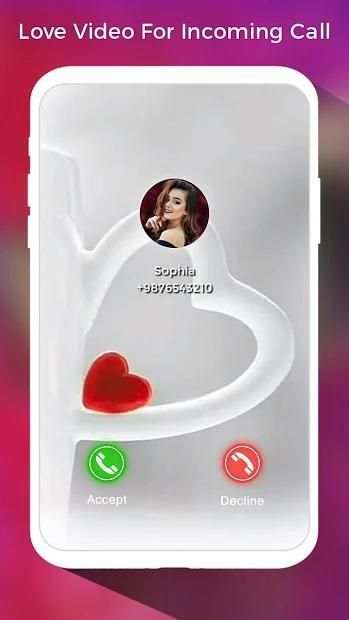 Love Video Ringtone for Incoming Call screenshot 4