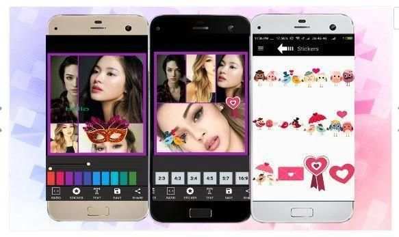 YouCam Perfect : Collage Maker 2018 स्क्रीनशॉट 3
