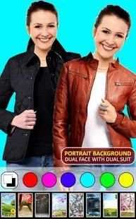Women Jacket Dual Photo Suit скриншот 2
