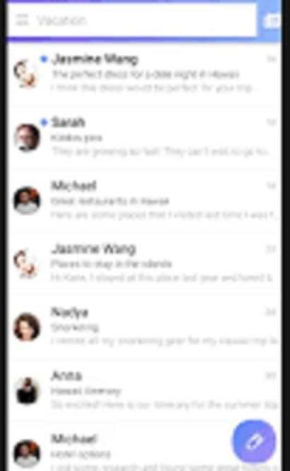Mini Yahoo Mail Stay Organized Reference screenshot 1