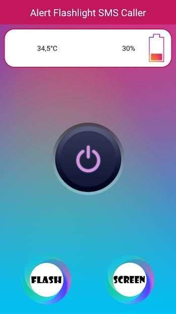 Caller and SMS Flashlight Alert 2018 screenshot 12