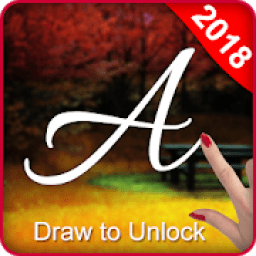 Letter Lock Screen - Gesture Lock Screen आइकन