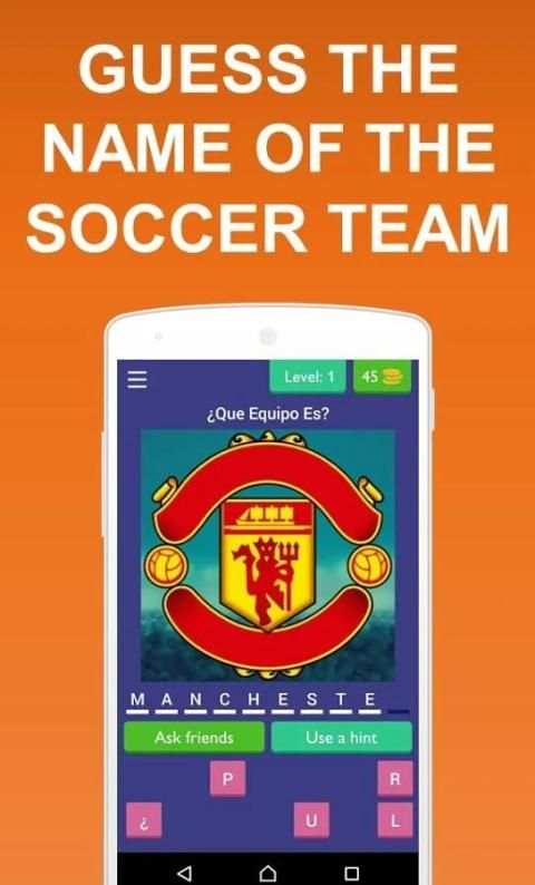 Guess the Soccer Team screenshot 3