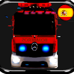 Firefighter Spain With Siren and Light icon