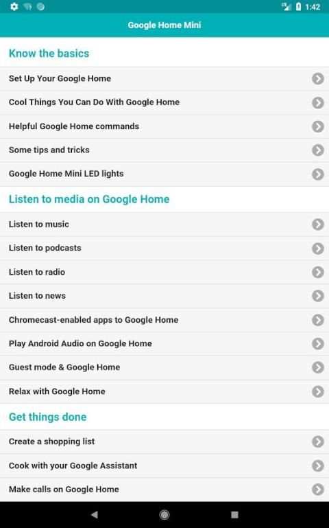 User Guide for Google Home Mini screenshot 3