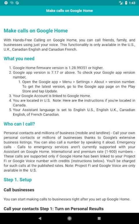 User Guide for Google Home Mini screenshot 6