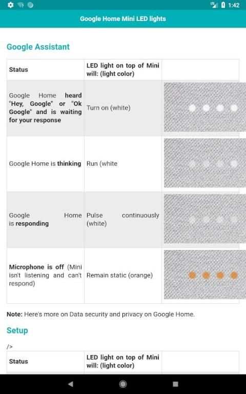 User Guide for Google Home Mini screenshot 2