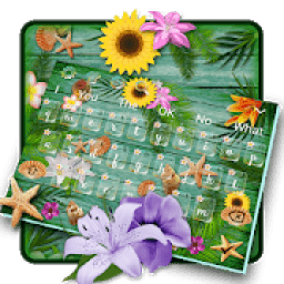 ikon Tropical Flowers Keyboard