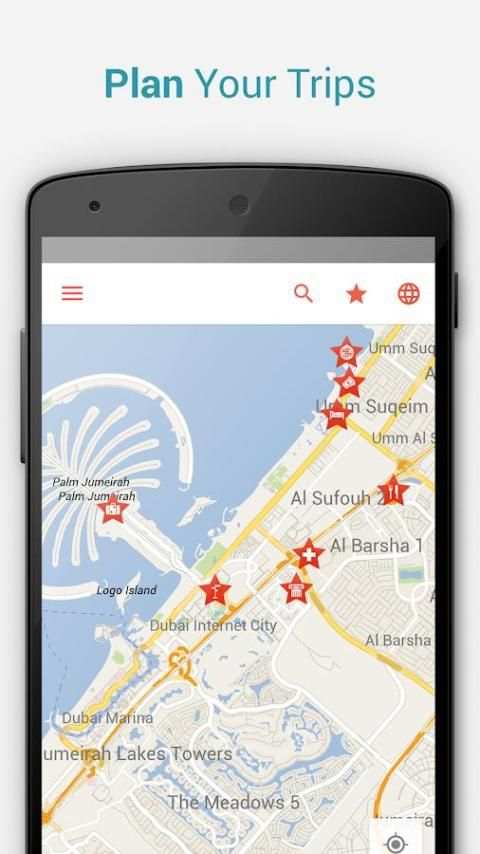 Dubai Offline City Map स्क्रीनशॉट 4