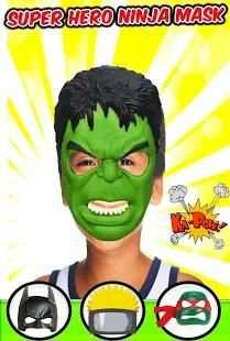 Superhero Face Masks Changer Photo Editor screenshot 3