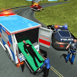 Ambulance Rescue Missions Police Car Driving Games आइकन