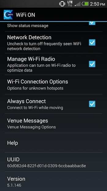 WiFi ON screenshot 1