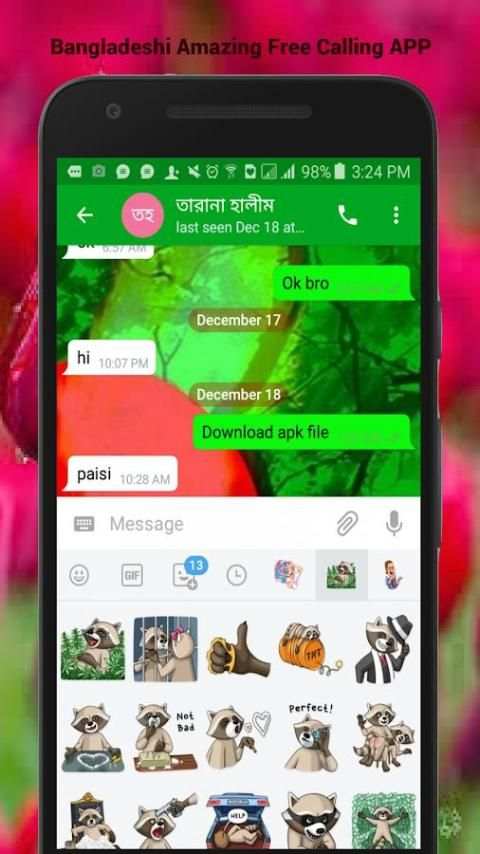 Bangladeshi Messenger Free calling & video Chating screenshot 18