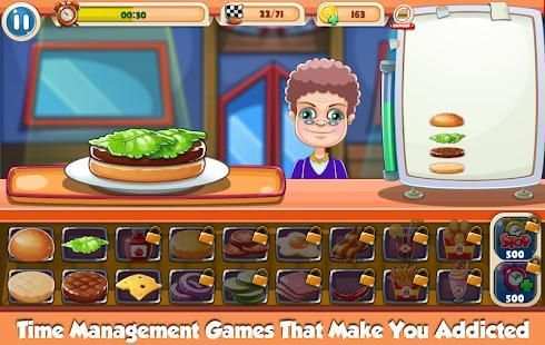 Burger Shop Madness - The fastest chef in town screenshot 1