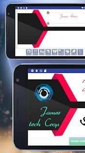 Visiting Card Maker स्क्रीनशॉट 7