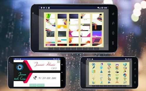 Visiting Card Maker स्क्रीनशॉट 9