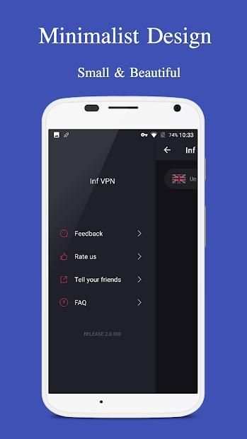 Inf VPN - Global Proxy & Unlimited Free WIFI VPN screenshot 5