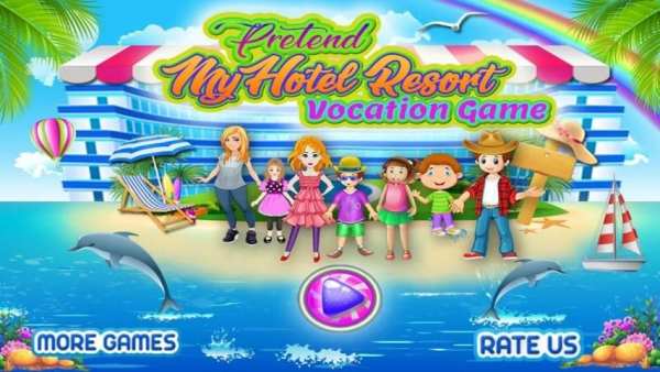 Pretend my hotel resort vocation Game screenshot 5