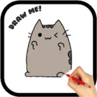 How to draw Pusheen Cat
