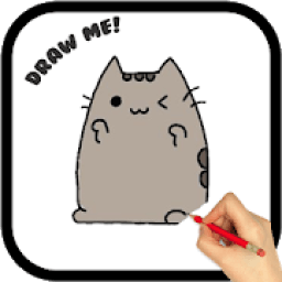 How to draw Pusheen Cat आइकन