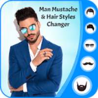 Men Mustache & Hair Styles Changer on 9Apps