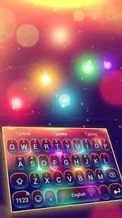 Sparkle Neon Lights Keyboard 4 تصوير الشاشة