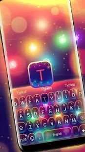 Sparkle Neon Lights Keyboard 2 تصوير الشاشة