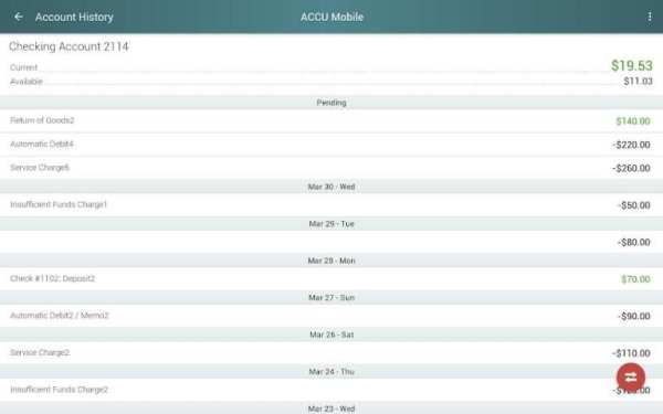 ACCU Mobile screenshot 4