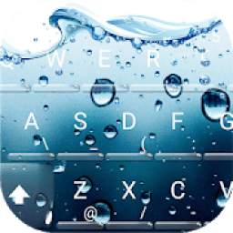 3D Water Screen Keyboard Theme