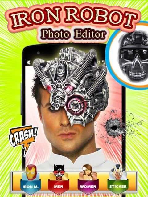 Iron Robot Photo Editor screenshot 1