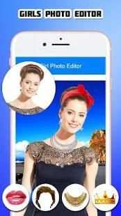 Girls Photo Editor 2018 screenshot 8