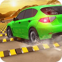 Speed Bump Car Crash Test: Speed Breaker Challenge