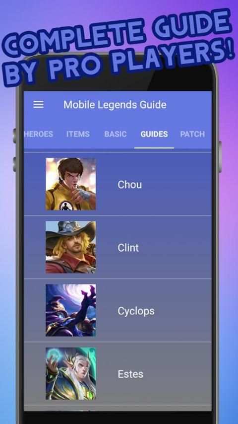 Guide for Mobile Legends screenshot 1