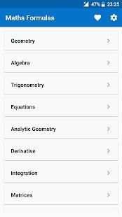 All Maths Formulas screenshot 4