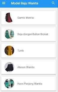 200+ Model Baju Atasan Wanita скриншот 3