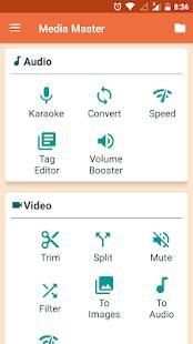 Media Master : Audio Video Converter and Editor. screenshot 8