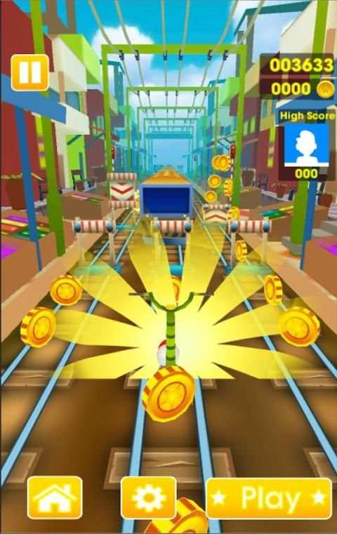 Subway Surf: Bus Rush Deluxe 3D screenshot 8