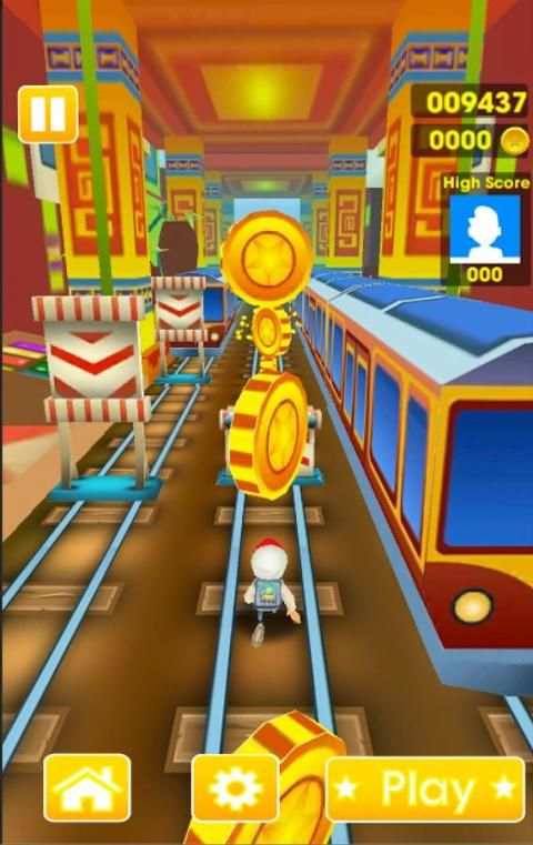 Subway Surf: Bus Rush Deluxe 3D screenshot 1