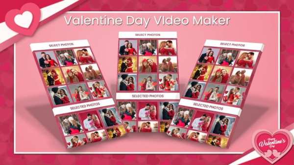 Valentine Video Maker With Music स्क्रीनशॉट 4