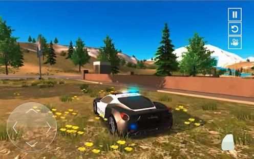 Police Car : Offroad Crime Chase Driving Simulator स्क्रीनशॉट 3