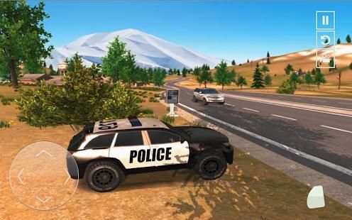 Police Car : Offroad Crime Chase Driving Simulator स्क्रीनशॉट 4