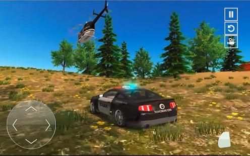 Police Car : Offroad Crime Chase Driving Simulator स्क्रीनशॉट 1