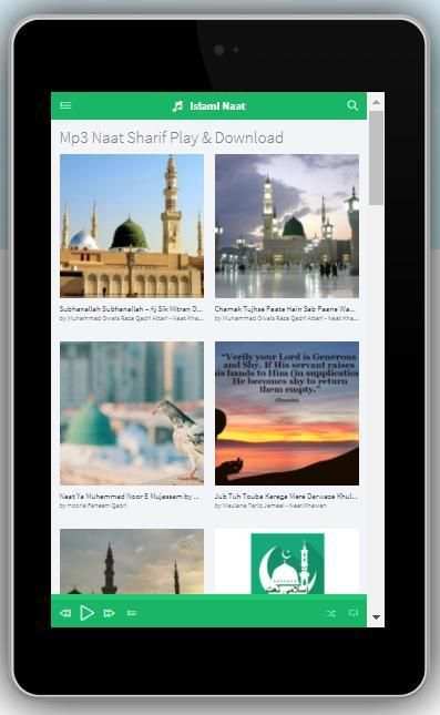 Islami Naat: Islamic Audio Play & Download स्क्रीनशॉट 2