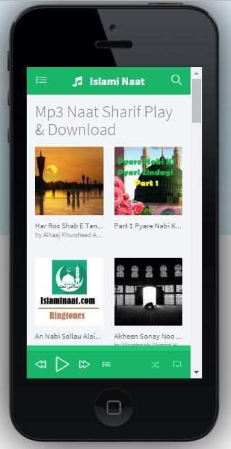 Islami Naat: Islamic Audio Play & Download स्क्रीनशॉट 3