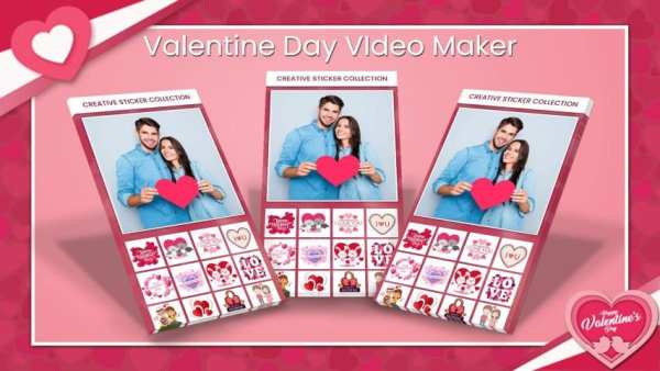 Valentine Video Maker With Music स्क्रीनशॉट 2